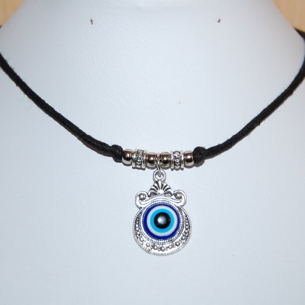Evil Eye Necklace,Protected Necklace,Hamsa Necklace,Good Luck Necklace